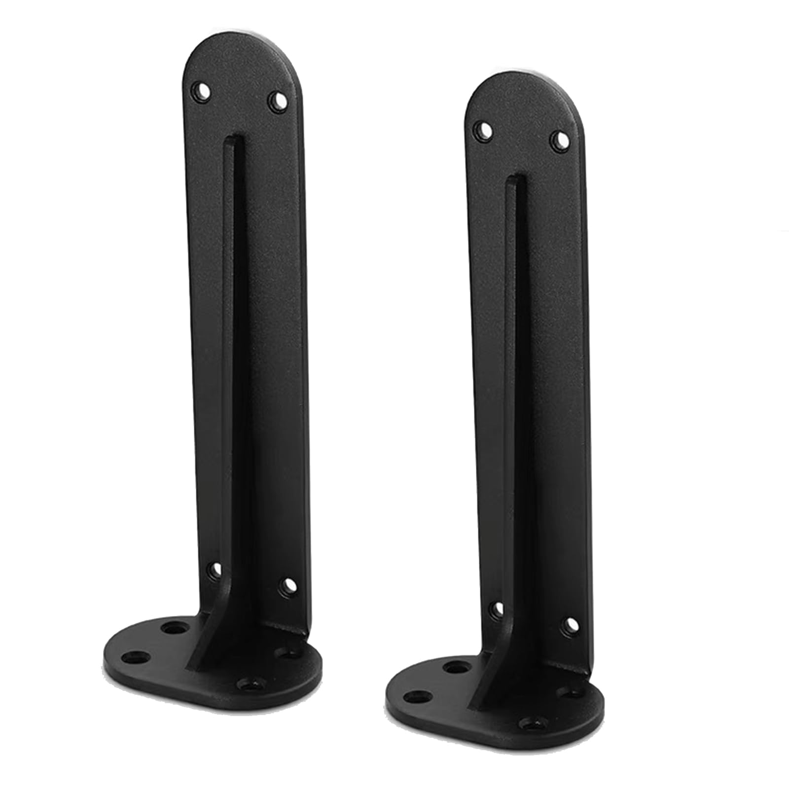 Confezione da 2 staffe per mensole galleggianti,staffe per mensole in Ferro Resistenti a Forma di L,staffe per mensole in Metallo nascoste,staffe di Supporto per mensole a Parete ad Ang