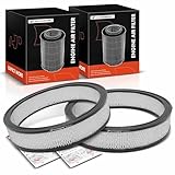 A-Premium 2-PC Engine Air Filter Compatible with Ford F-100, F-150, F-250, F-350, F-500, Mustang,