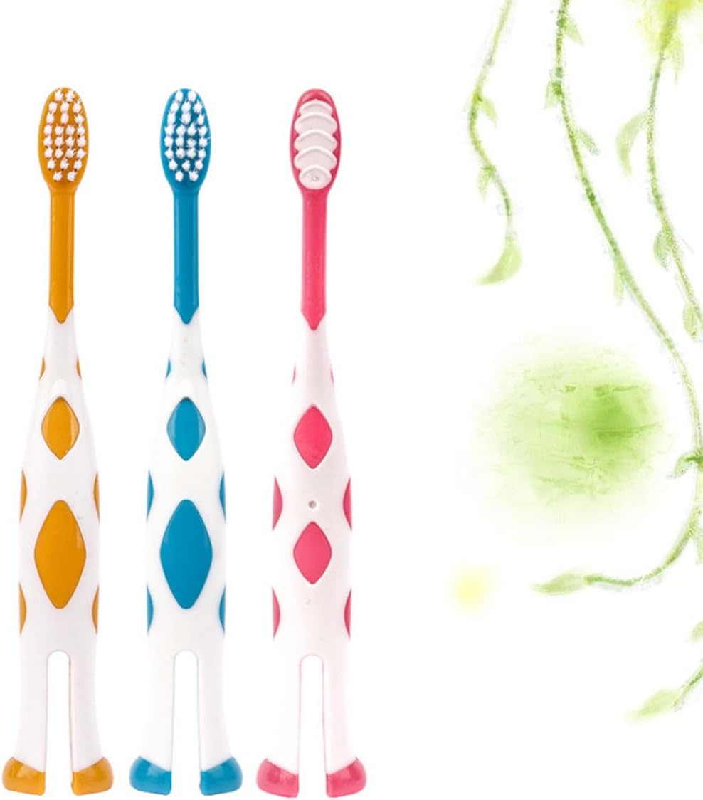Soft Bristled Toothbrush Set for Ages 2-5, 6pcs ’s Manual Tooth Brushes with Cartoon Handle, Toothbrush and Preschool Oral Care