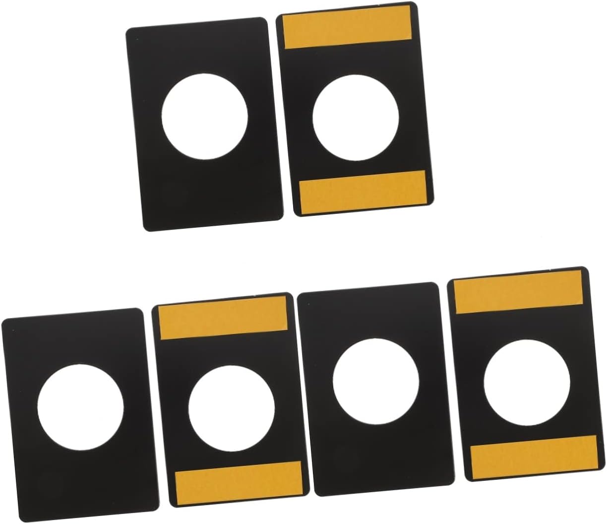 Door Reinforcement Lock 6 pcs Frame Kit Door Plate Knob Cover Plates