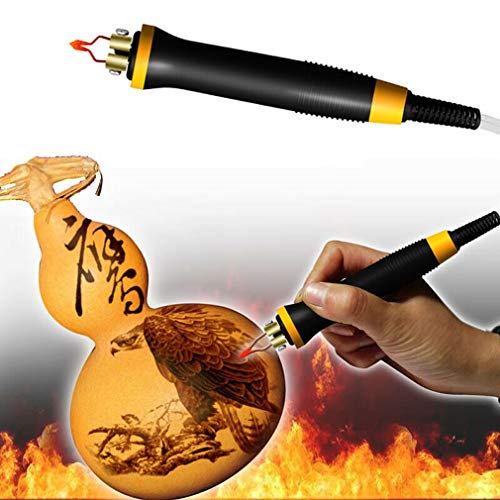 Pyrography Pen Lightweight Heat-Resistant Wood Burning Pen Replacement Woodburning Pyrography Accessory Tool Kit