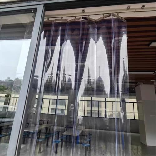 Rideau de porte pliable PVC vinyle imperméable cuisine maison 120x300