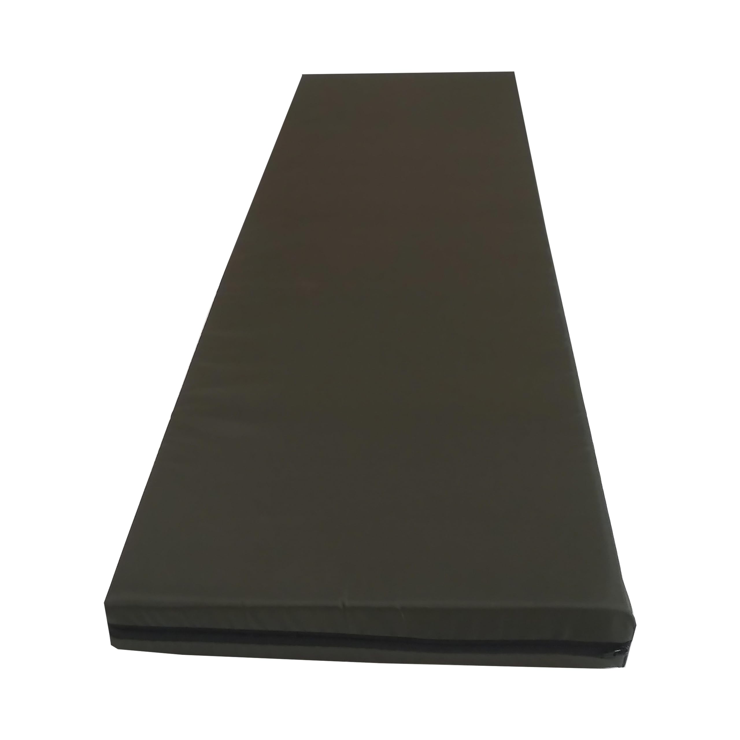 GRIZZLY FOAM Outdoor Indoor Bench Cushion Water Resistant 2/3/4 Seater for Garden Furniture Patio Removeable Zipped Cover Ask For Any Size (Olive Green, 120x62x5cm 47x24x2inch) โ image 1