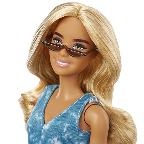 Muñeca Barbie Fashionistas Doll #173 Tie-Dye Romper miniatura 3