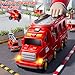 KIZONLY Fire Truck Toys for Toddler 1-3 3-5, 5-in-1 Fire Car Carrier Vehicle Set for Girls 1 2 3 4 5 6 Years Old, Transport Car with Light Sound, Birthdays Gifts for Kids Girls Aged 3-9