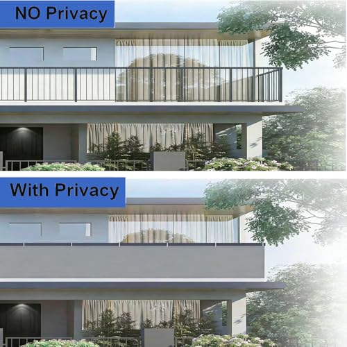 Tissu imperméable balcon contre la pluie et les regards indiscrets