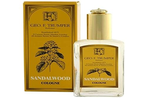 Geo. F. Trumper - Colonia de sándalo en botella atomizadora de vidrio, 1.7 fl oz