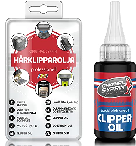 Original Syprin rakhuvud olja för hårklippningsmaskiner hårklippare rakapparat trimmer I rakhuvud olja frisörtillbehör klippmaskinsolja finmekanik olja