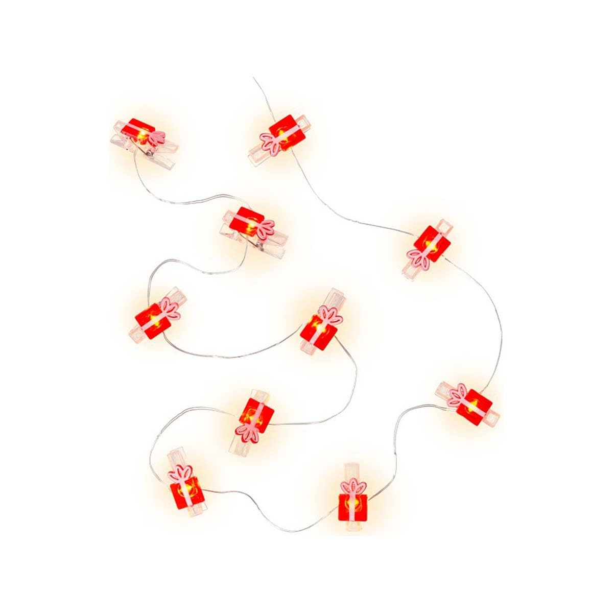 goobay 60249 10 LED Photo Clip Fairy Lights with Clothes Pegs/LED Clips for Polaroid Pictures/Fairy Lights for Hanging Polaroid Pictures/Photo Clips Decoration/for 10 Pictures