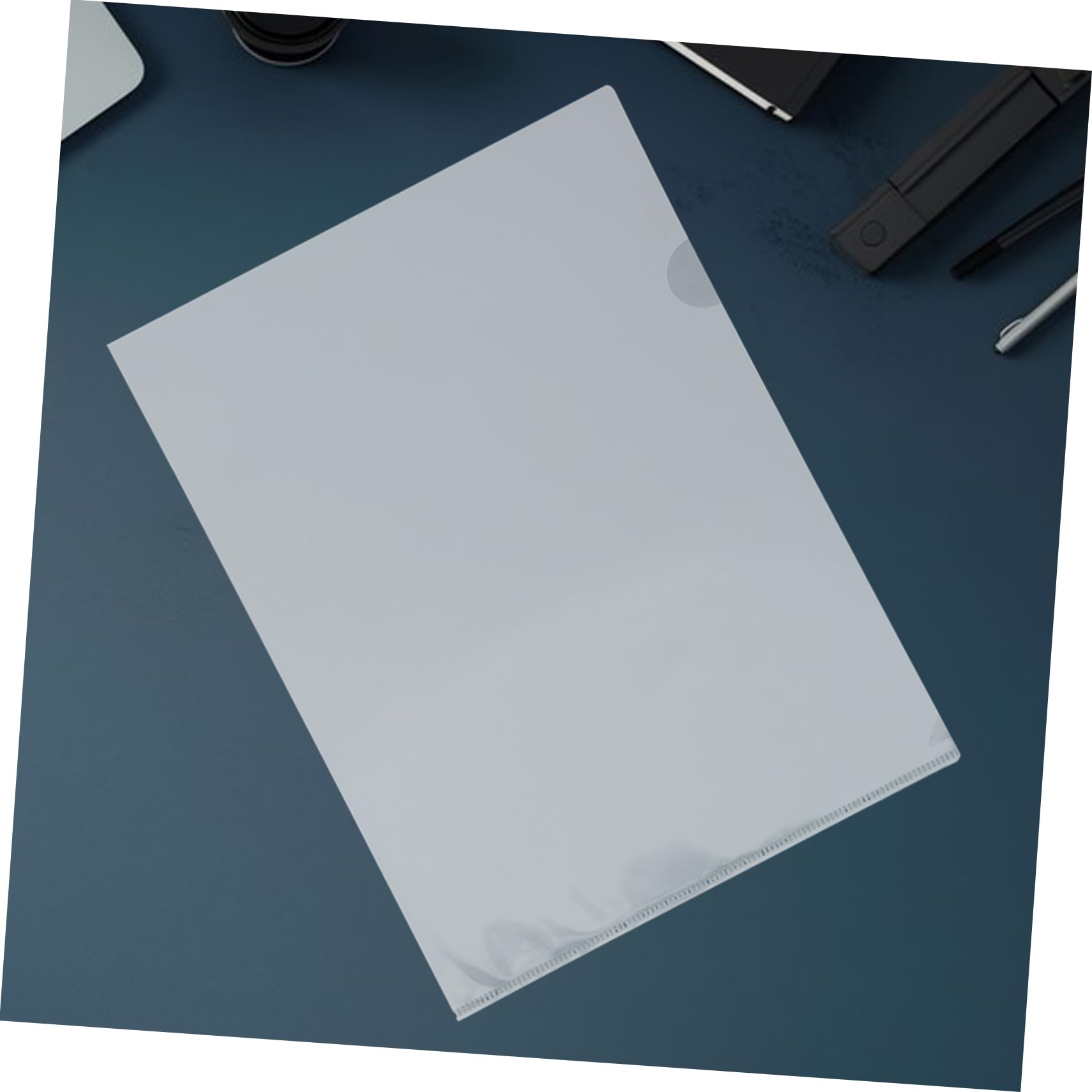 100 Stück Transparente A4-dokumentenmappen aus Kunststoff | L Förmige Ausführung, für Mehrere Blätter im Format A4, Wasserfest und Schützend