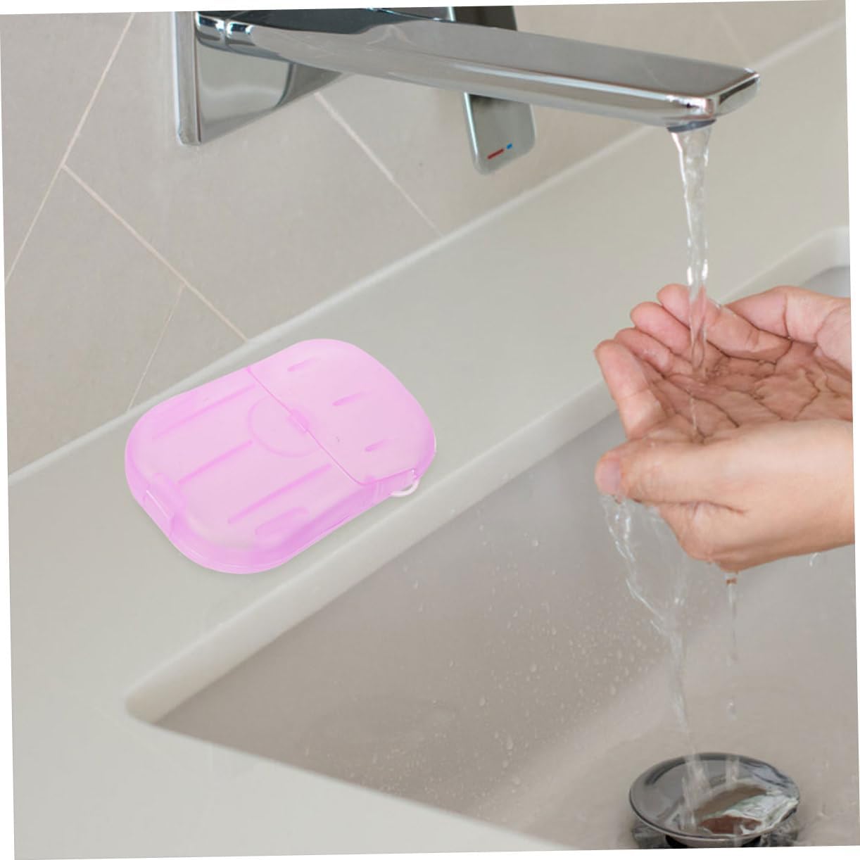 Travel Soap Sheets Portable Hand Wash Soap Sheets Convenient Travel Sized Soap for Outdoor Adventures Easy to Carry Use for Adults