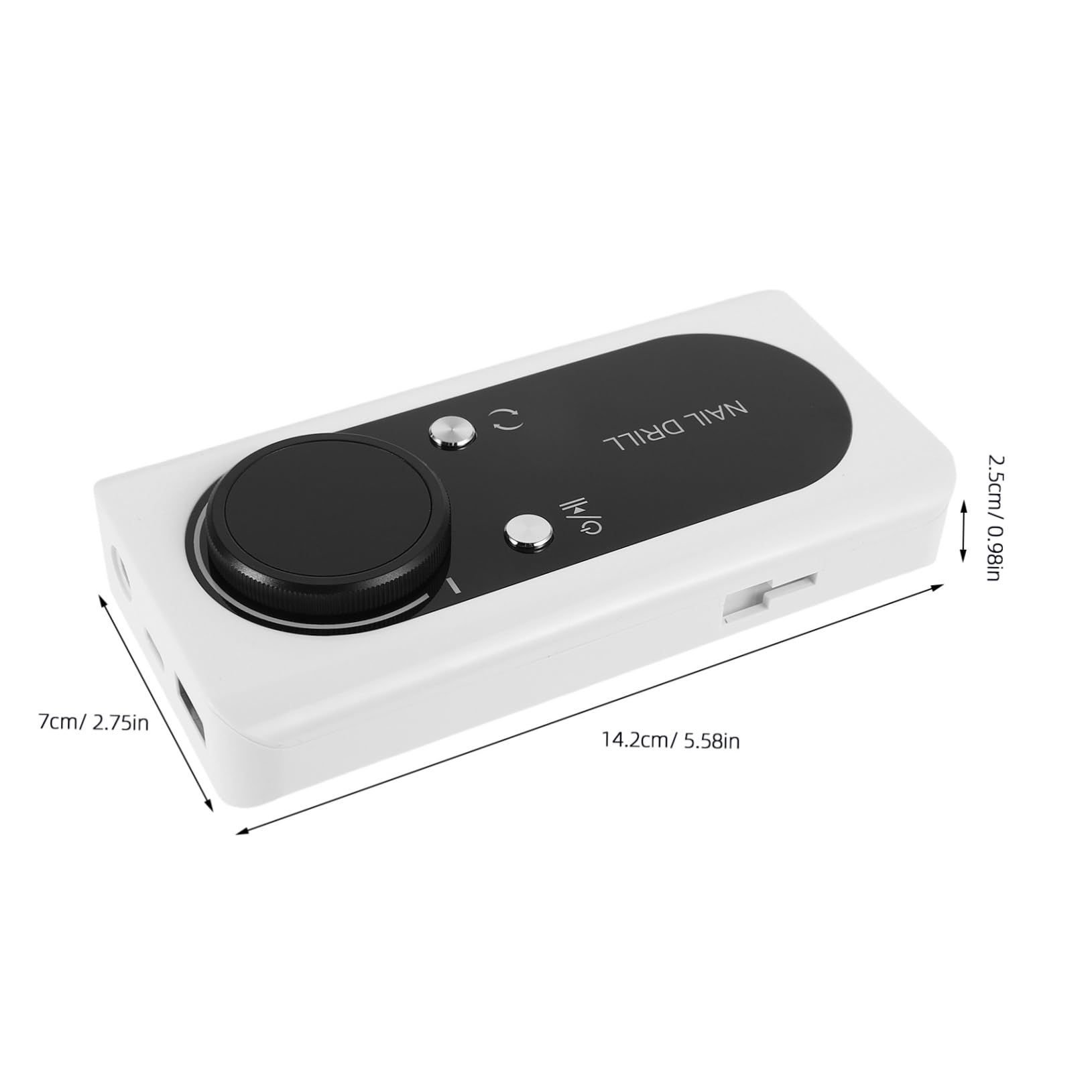 Trapano Elettrico per Unghie Professionale V2 Bianco Portatile