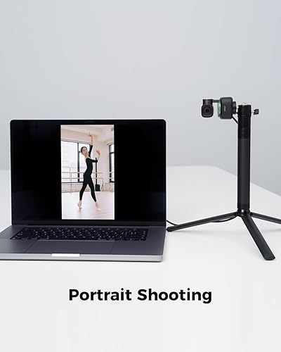 Miniatura 9 de OBSBOT Tiny 2 Webcam 4K Control de voz PTZ, seguimiento AI multimodo y enfoque automático, cámara web con sensor de 11.5 pulgadas, control de