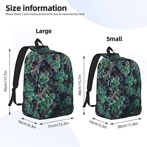 Sac à dos ordinateur portable et voyage vert grand volume taille S décontracté