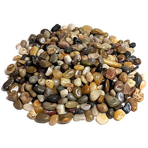 TOOGOO 500G River Rocks Outdoor Decorative Stones Pebbles Large Natural Cobblestone Colorful Goose Warm Garden Paving Garden Rain Stone