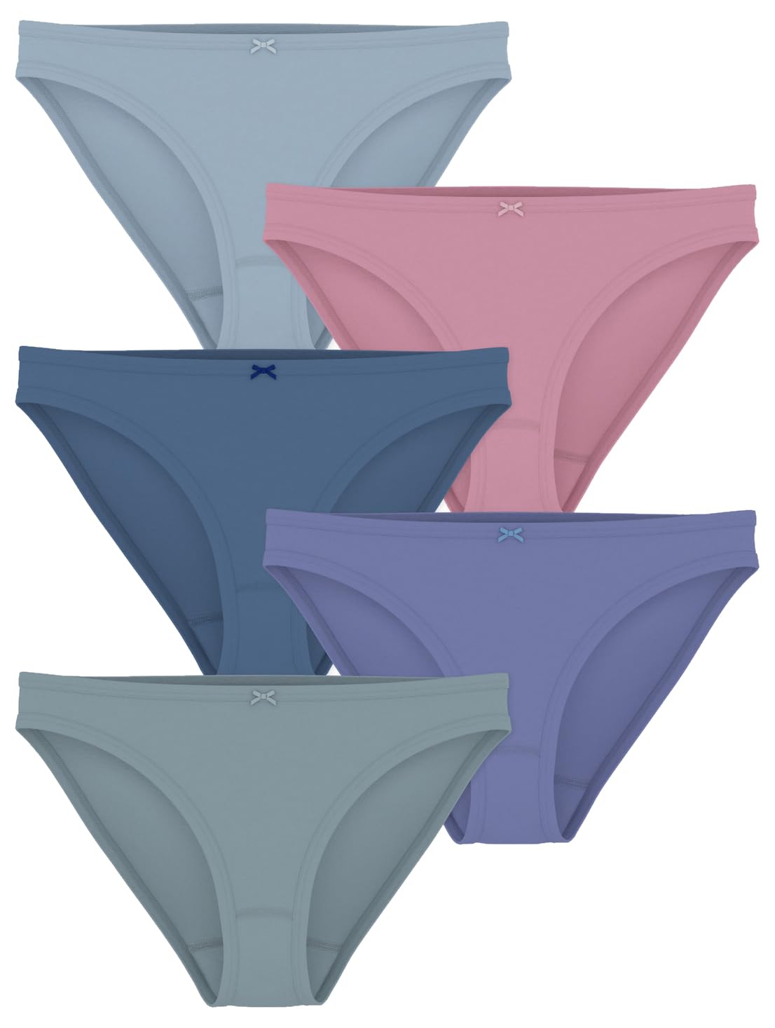 Petit Bateau Lot de Culottes Femme en Coton Uni, S, Variante 1