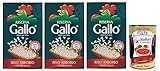 3 x Gallo Riso Arborio Riserva, 100% Italian Rice, Cooking Time 15 Minutes, Pack of 1 kg + Italian Gourmet Polpa di Pomodoro 400 g Tin
