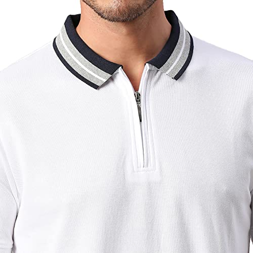 Image of Dennis Lingo Men's Cotton Slim Fit Polo T-Shirt