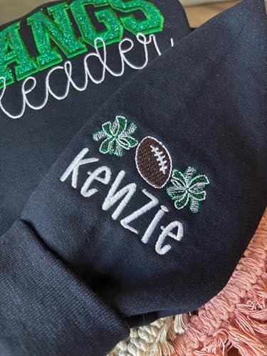 Custom Cheer Sweatshirt with Name – Personalized Embroidered Cheerleader Pullover, Glitter Cheer Crewneck, Custom Team Spirit Apparel, Gift for Cheerleaders or Coaches Multi3