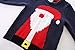 Mud Kingdom Boys Christmas Sweaters with Santa Claus Pattern Size 7/8