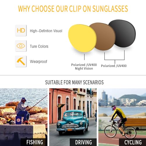 Image of grey jack 3PCS Clip On Glasses,Half-Rim Metal Round Shape with Magnetic Eyeglasses for Myopic Men Women 80020
