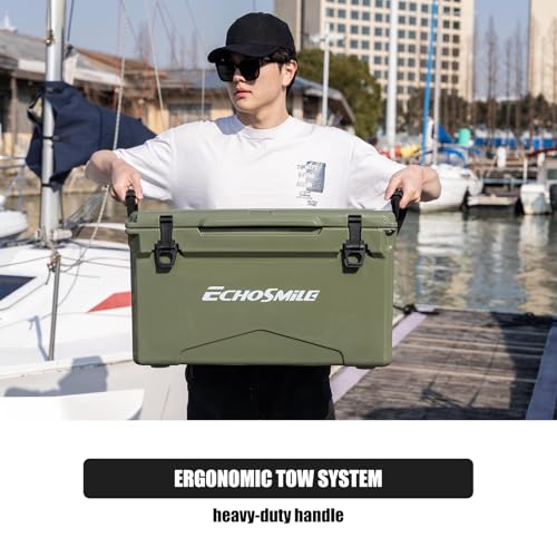 Image of EchoSmile 25 /30 /35 /40 /60 /75 Quart Rotomolded Cooler, Built to Stand up to The Rigors of The Journey