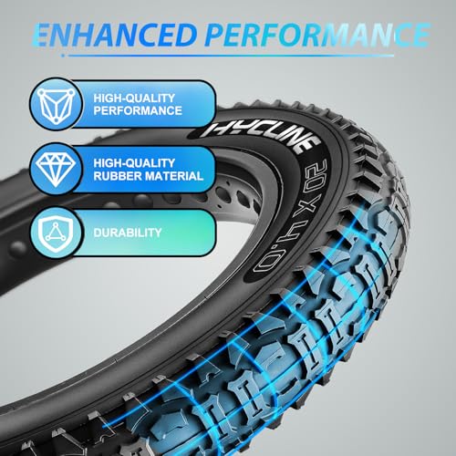 Hycline Ebike Replacement Fat Tire: 20×4.0/26×4.0 Inch Heavy