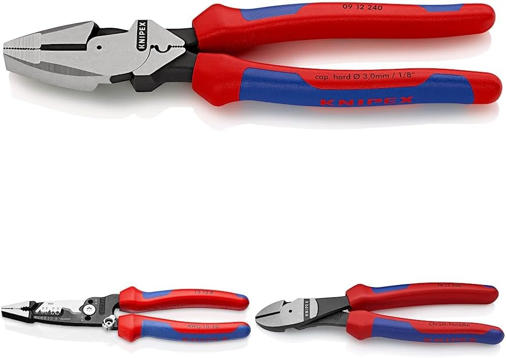 Knipex 09 12 240 9.5Inch UltraHigh Leverage Lineman's Pliers with