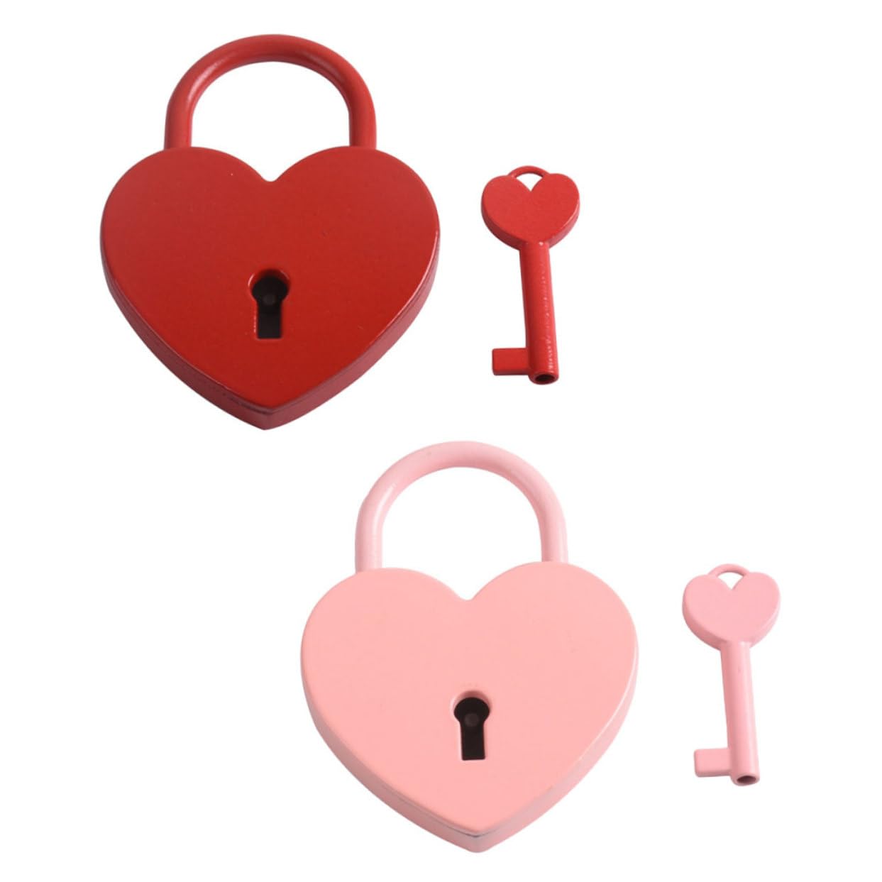 SHINEOFI 10 Set Desidero il blocco dell'amore lucchetto per armadietto palestra cuore blocchi di viaggio lucchetti per valigie piccolo lucchetto per bagagli Locks Love Lega di zinco
