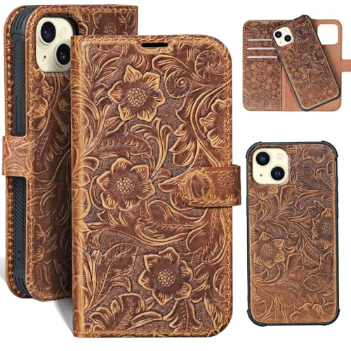RMAWRAD Leather Case Compatible with iPhone14 Wallet 6.1