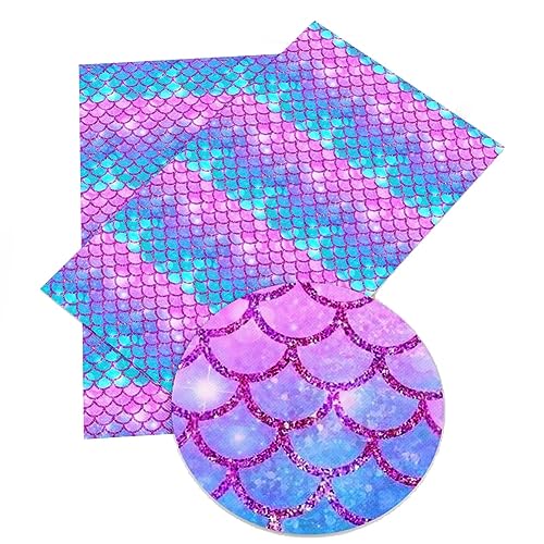 Tissu écailles de sirène 150 x 145 cm multicolore pour réussir toutes vos coutures