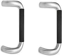 Vista 1 de Cubierta para manijas de puerta comerciales comerciales; no más manijas de puerta calientes (paquete de 2) color negro