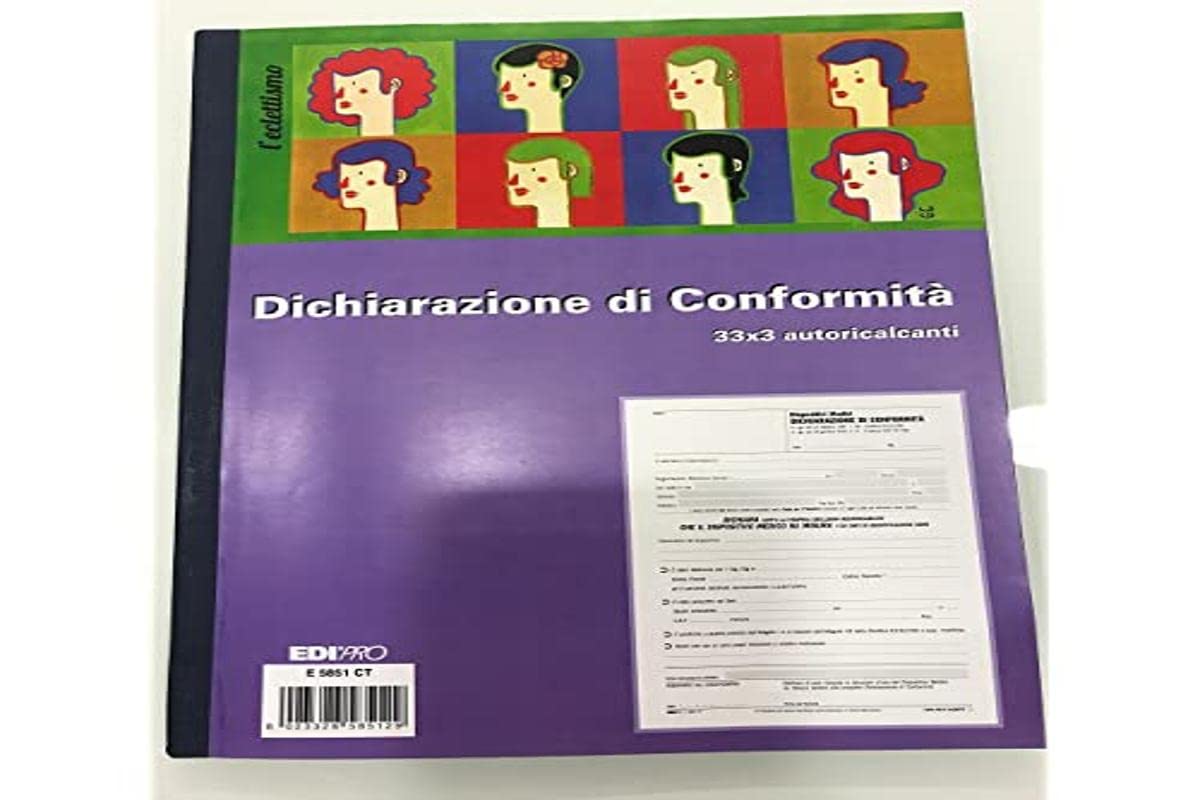 EDIPRO - E5851CT - Declaration of Conformity Block Medical Devices 33x3 self-Liming f.to 22x29,7