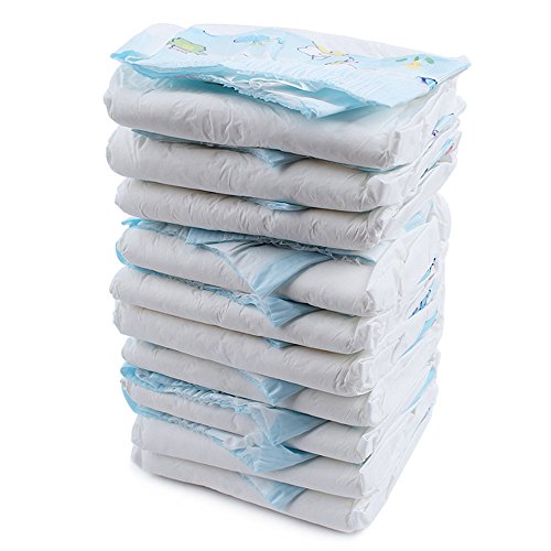 Mallofusa 10 PCS Disposable Pet Dog Diapers,Cotton Convient Doggy Diapers Female Wrap M Size