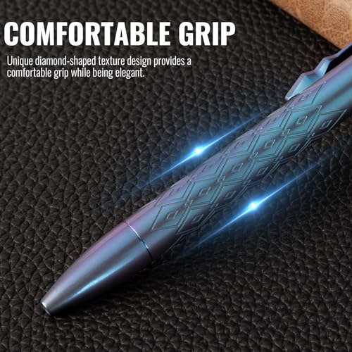 9Tiedc TR-TAC2101-BLUE Premium Titanium Ballpoint Pen thumb #3