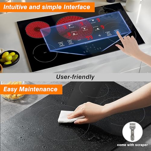 Singlehomie SCM469R1 Electric Cooktop 36 Inch 5 Burners thumb #5