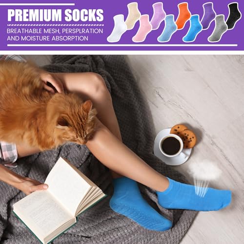 Image of Liitrsh 60 or 150 Pairs Pilates Grip Socks Bulk Unisex Non Slip Yoga Grippy Socks Woman for Adults Yoga Pilates Hospital