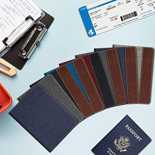 Image of FINTIE Passport Holder, Slim Travel Wallet RFID Blocking Card Case Cover Passport Cover Protector Essentials with Credit Card Slots for Women /Men | Slim