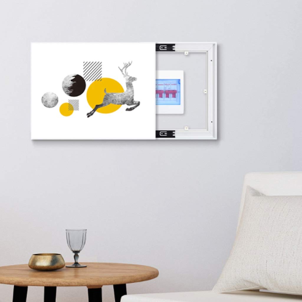 IXOAKQ Wall Mounted Electrical Panel Cover,Electric Meter Box Cover Electric Box Simple(Outer55*45CM inner45*35CM) (Outer50*40CM inner40*30CM)