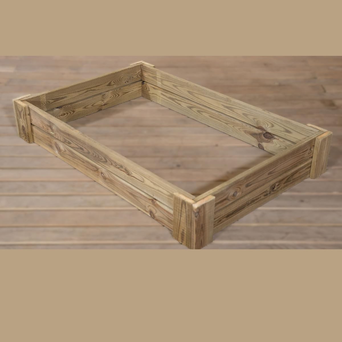 Cajón de Cultivo, Huerto Urbano con Altura 20 cm. Naturaleza Urbana (120x80x20 cm)