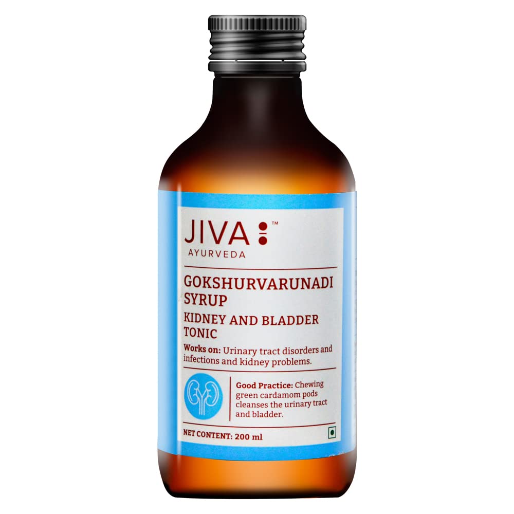 Jiva Gokshuvarunadi Syrup - 200ml (Pack of 1) Helpful in Urinary Tract Disorders and Kidney Problems (B0BW9LWZL8) Amazon Price History, Amazon Price Tracker