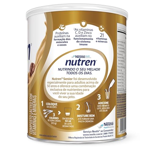 Nutren Suplemento Alimentar Senior Café Com Leite 370G