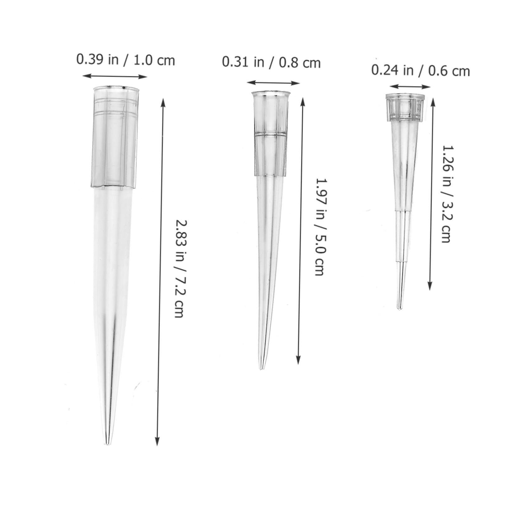 OSALADI Floral Water Tubes Flower Tubes Small Flower Water Holder 60pcs Plastic