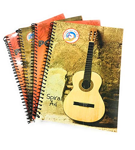 Multi Hotshot A4 Spiral Notebook, Single Line, 200 Pages (Pack of 4) Multi Hotshot A4 Spiral Notebook, Single Line, 200 Pages (Pack of 4)