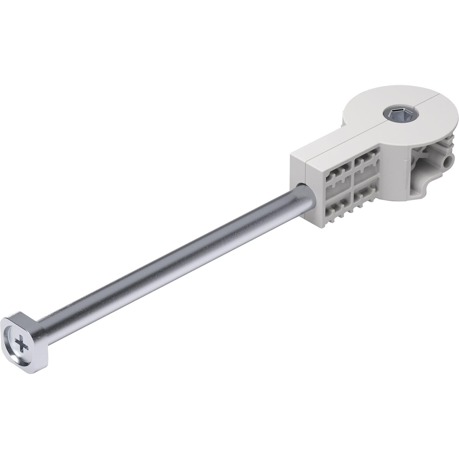 vasalat Quick-Tech - Conector de encimera (4 conectores M8 x 150 mm, para encimeras con un grosor mínimo de 25 mm, 4 piezas de contraparte)