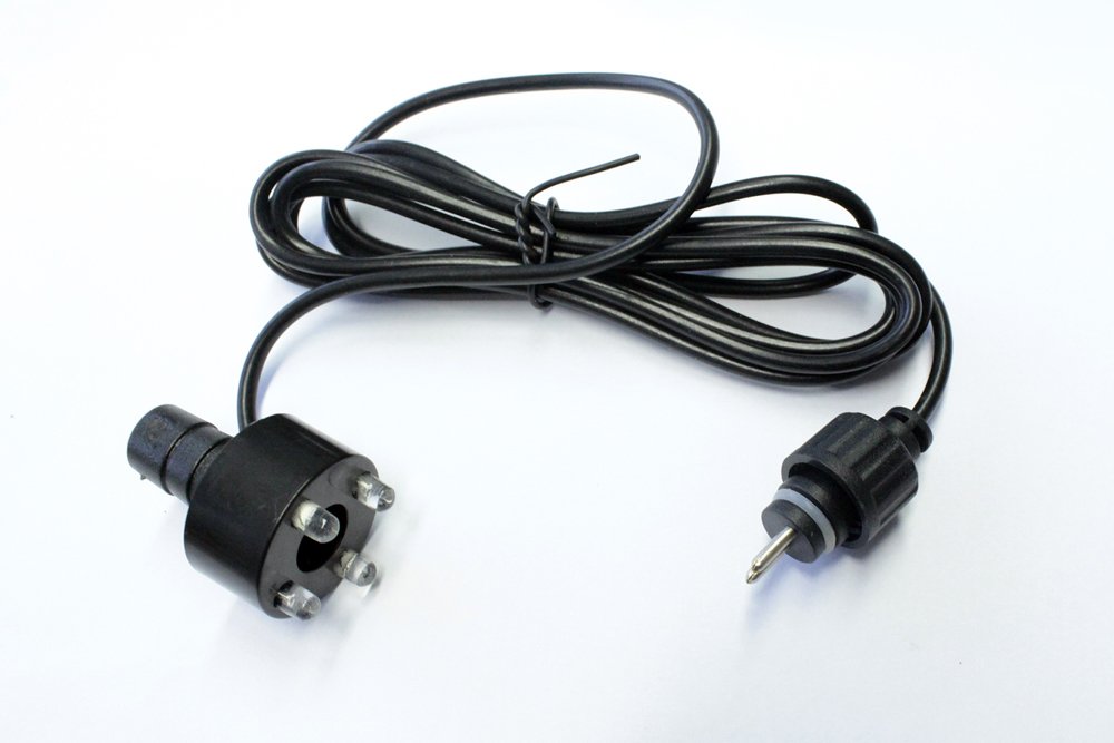 Illuminazione ad anello con LED, per fontane, 2 metri di cavo. In un set di tre
