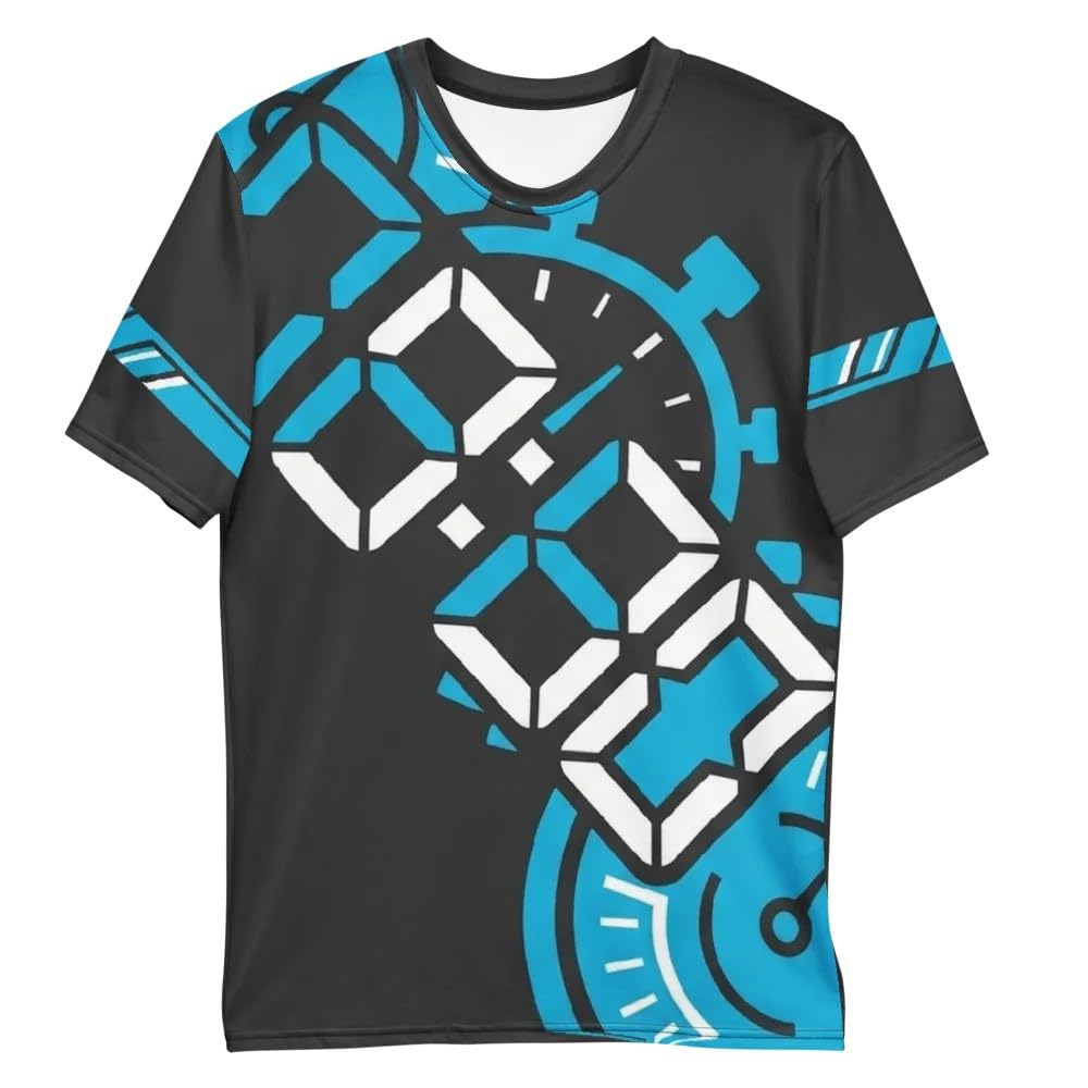 Stoppuhr Workout T-Shirt Crossfit Tech Action, Mehrfarbig, XL