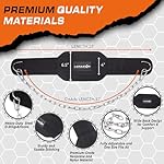 Dip Belt for Weightlifting, Weight Belt for Pull-Ups, Powerlifting, Squats, and Bodybuilding – Heavy-Duty Steel Chain, Neoprene Support, Lifts up to 650 lbs. - Image 2