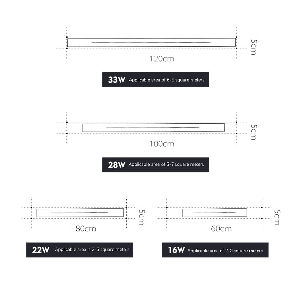 Nowoczesna minimalistyczna lampa ścienna LED, liniowe oświetlenie metalowe, do salonu, sypialni, hotelu, korytarza, schodów, oświetlenia wnętrza