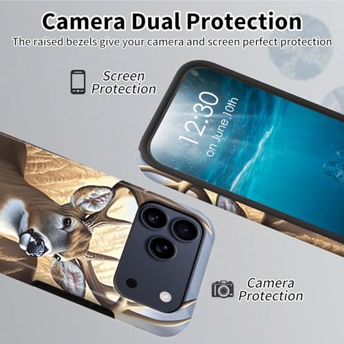 Coque iPhone 17 Pro Max cerf en polycarbonate premium et antichoc - 4